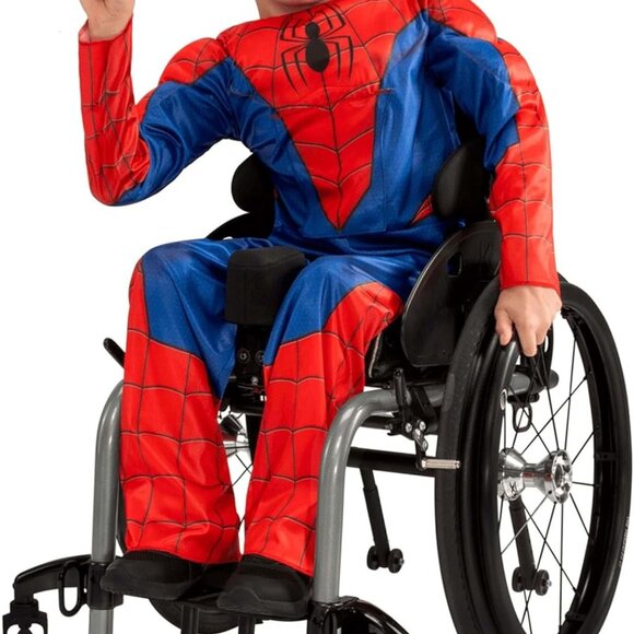 Marvel Spider-Man Child Adaptive Costume Med 8/10 New - Picture 5 of 8
